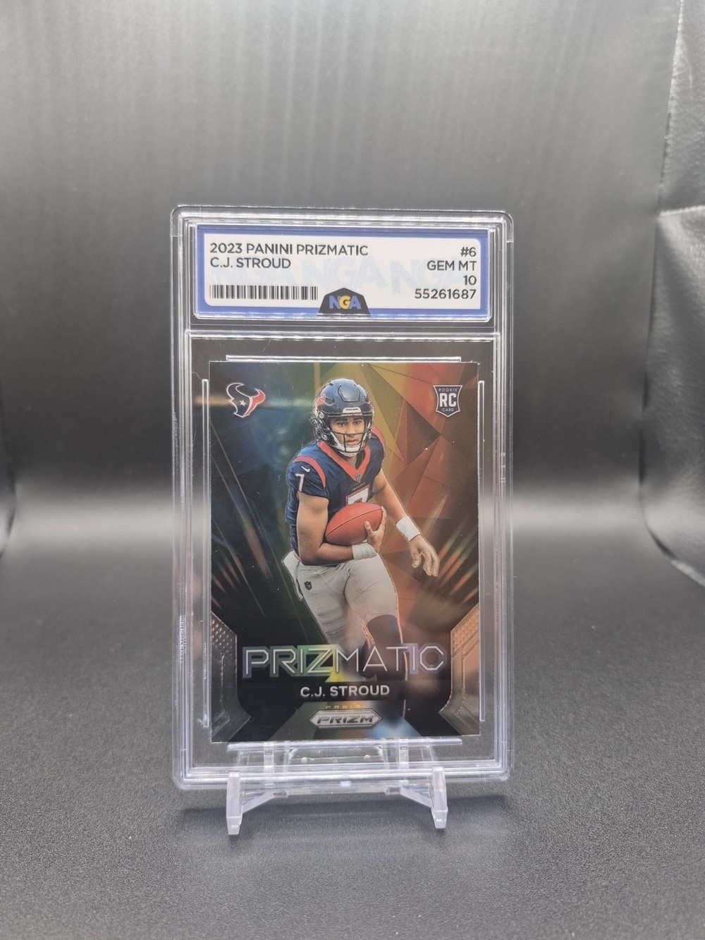 Panini Prizmatic Football Card - Blue, Red, White